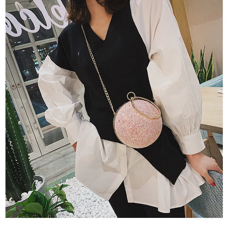 Round Ball Bling Handbag