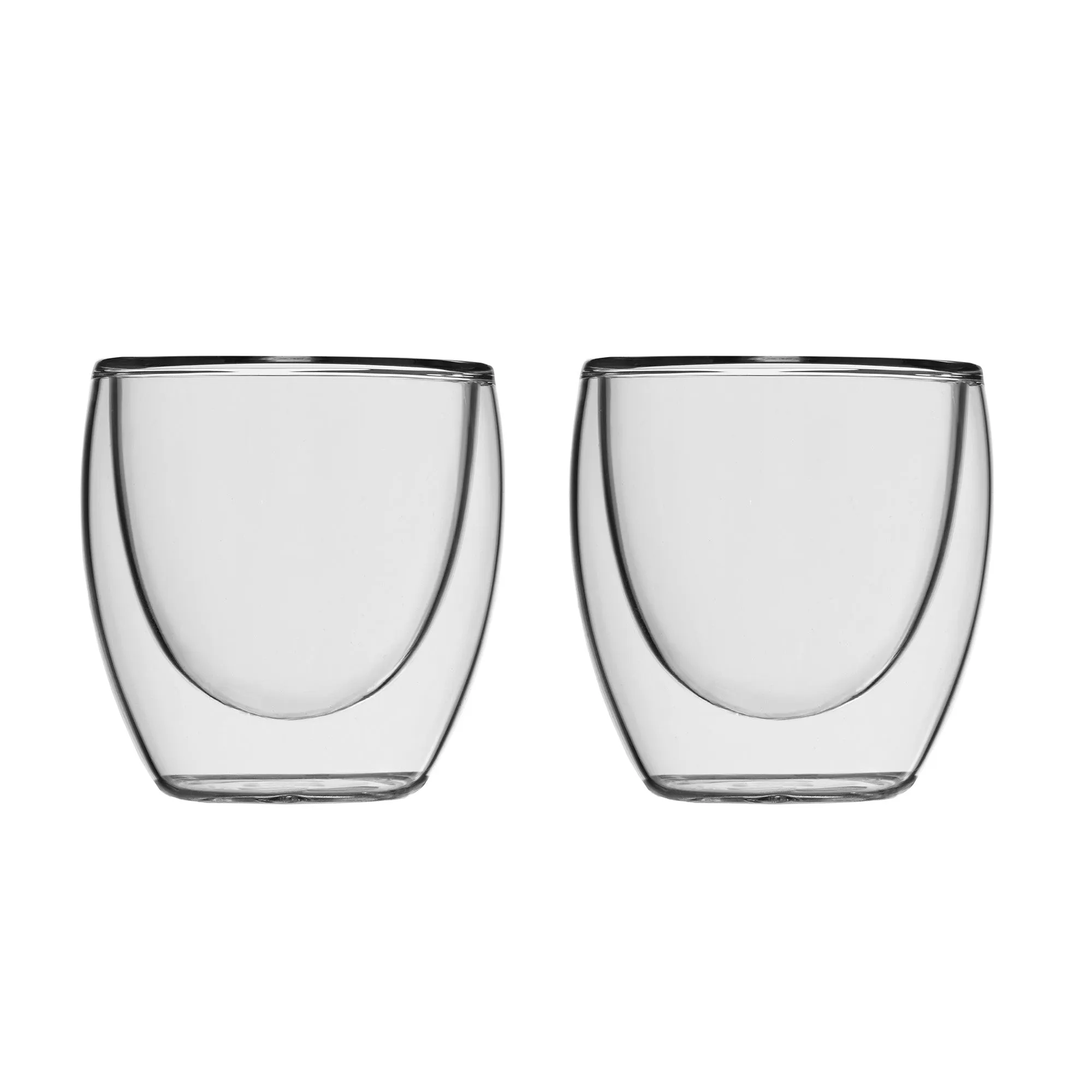 Safdie & Co. Espresso Glass Double Wall 4PC Set 95ML Barista