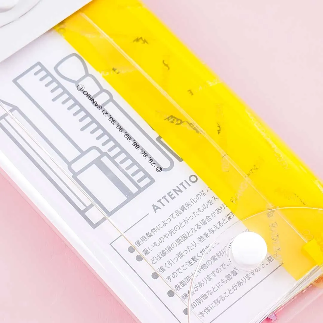 Sanrio Hapidanbui Clear Pen Case