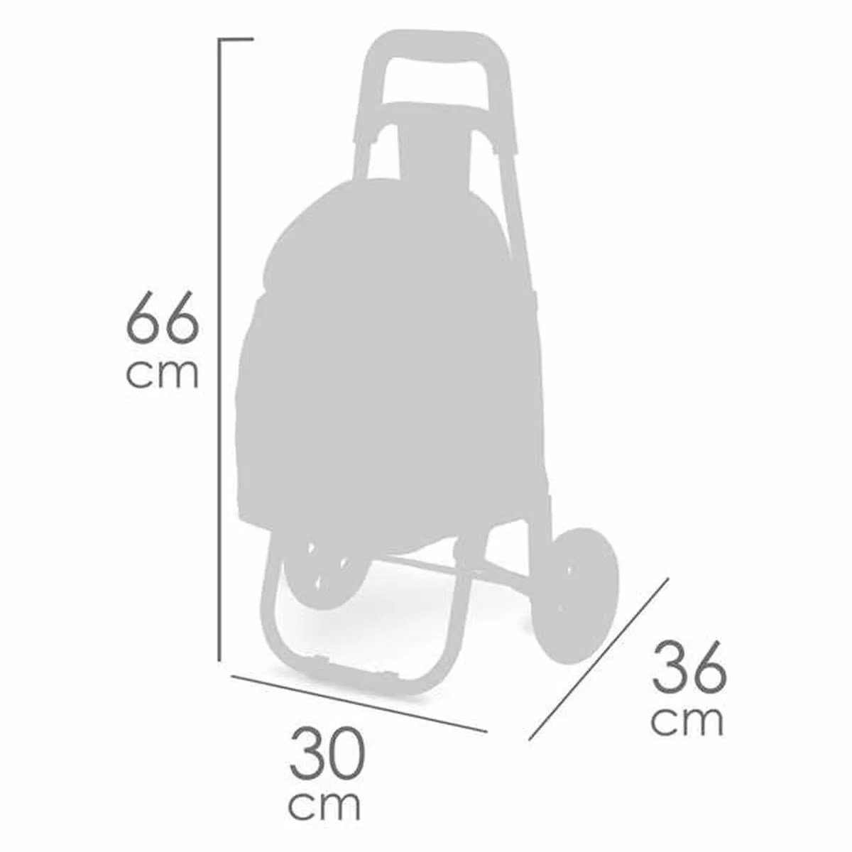 Shopping cart Decuevas Funny Foldable Toy Pink 66 x 30 x 36 cm