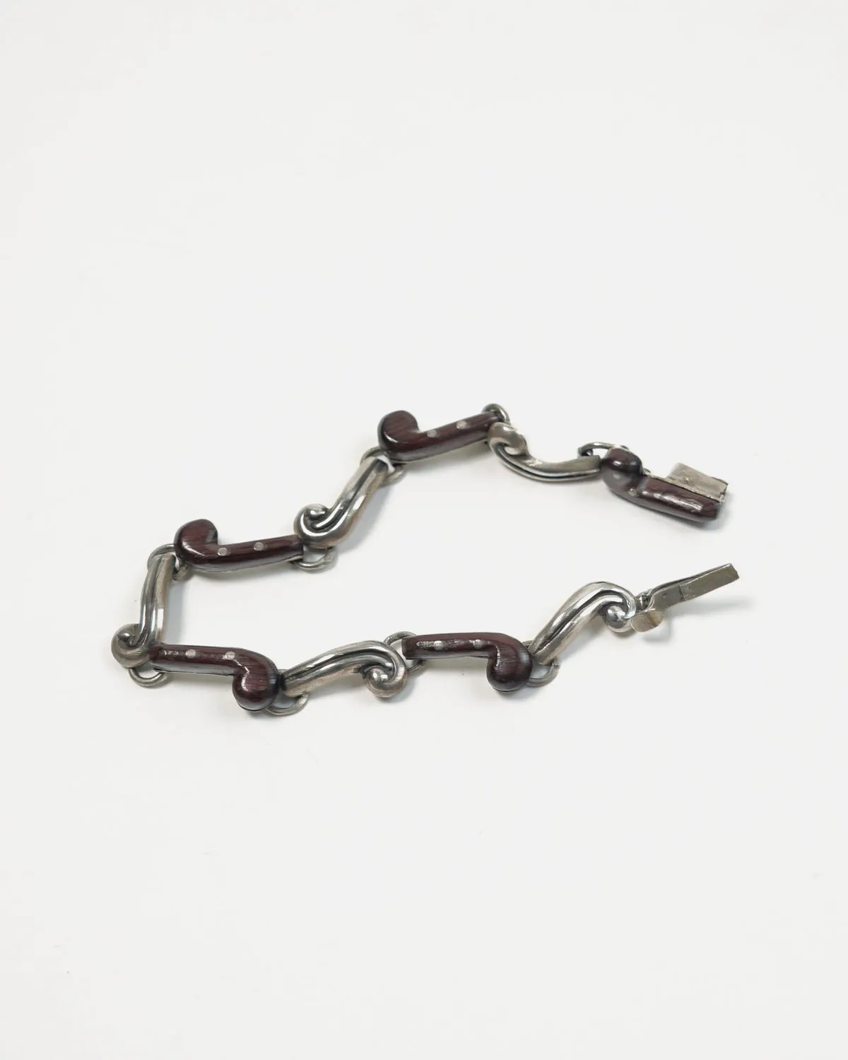 Silver x Wood Bracelet