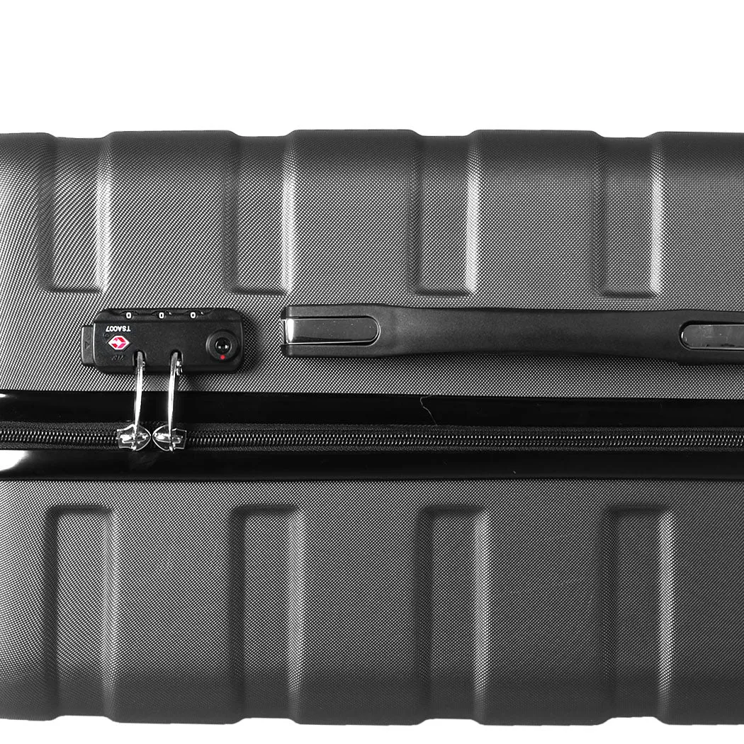 Slimbridge 3PC Luggage sets Suitcase Dark Grey