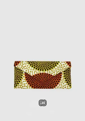 Small African Printed Clutch