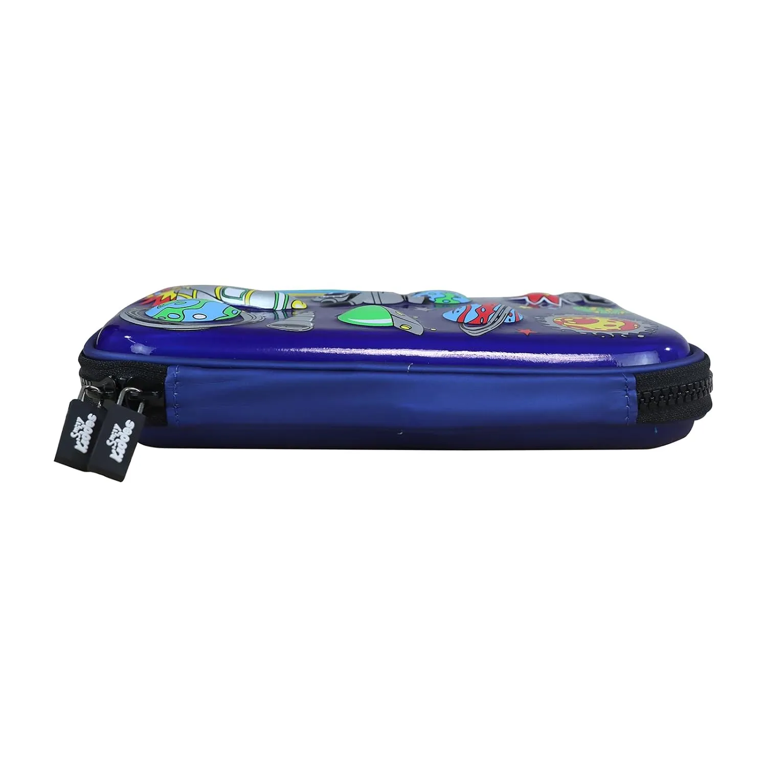 Smily Kiddos Single Compartment Pencil Case V2 Space Theme Blue-Sk16001680