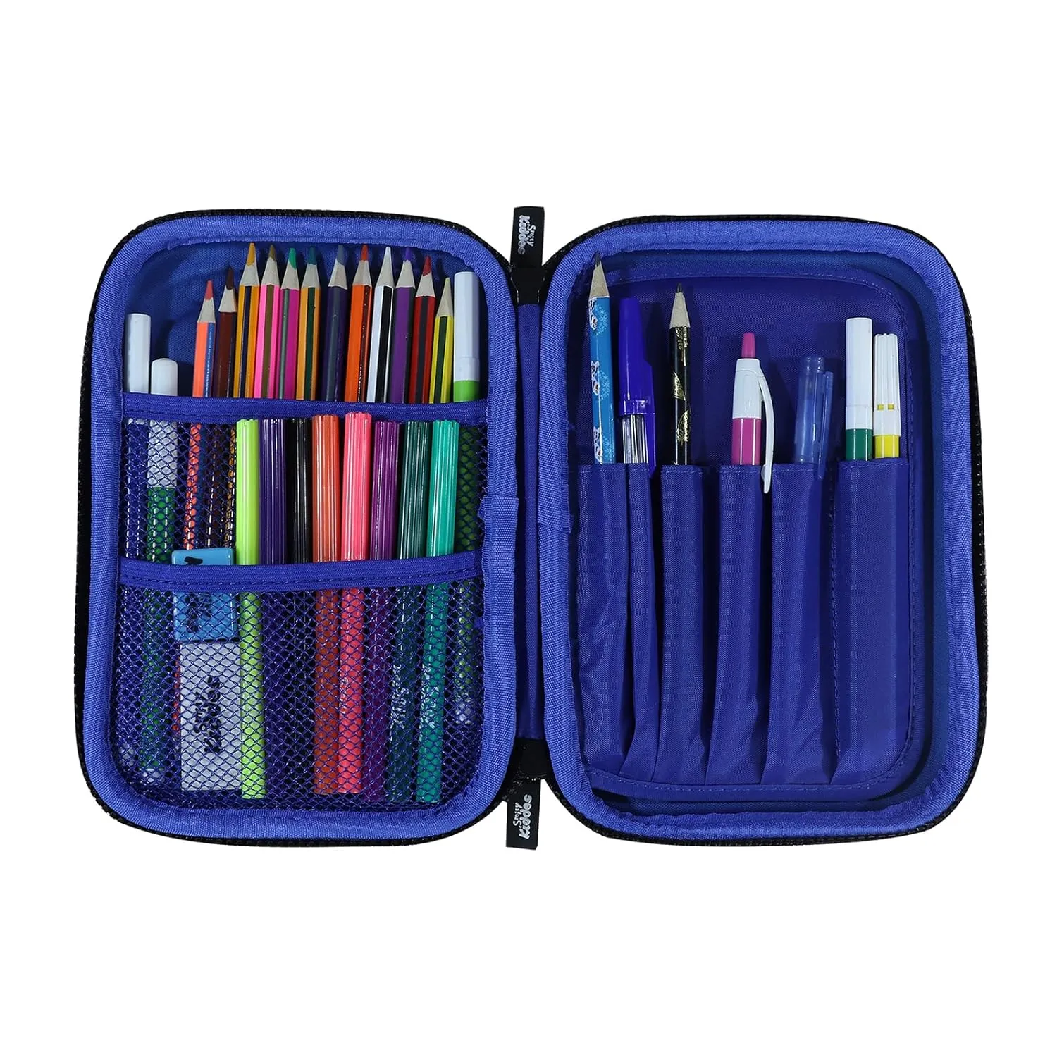 Smily Kiddos Single Compartment Pencil Case V2 Space Theme Blue-Sk16001680