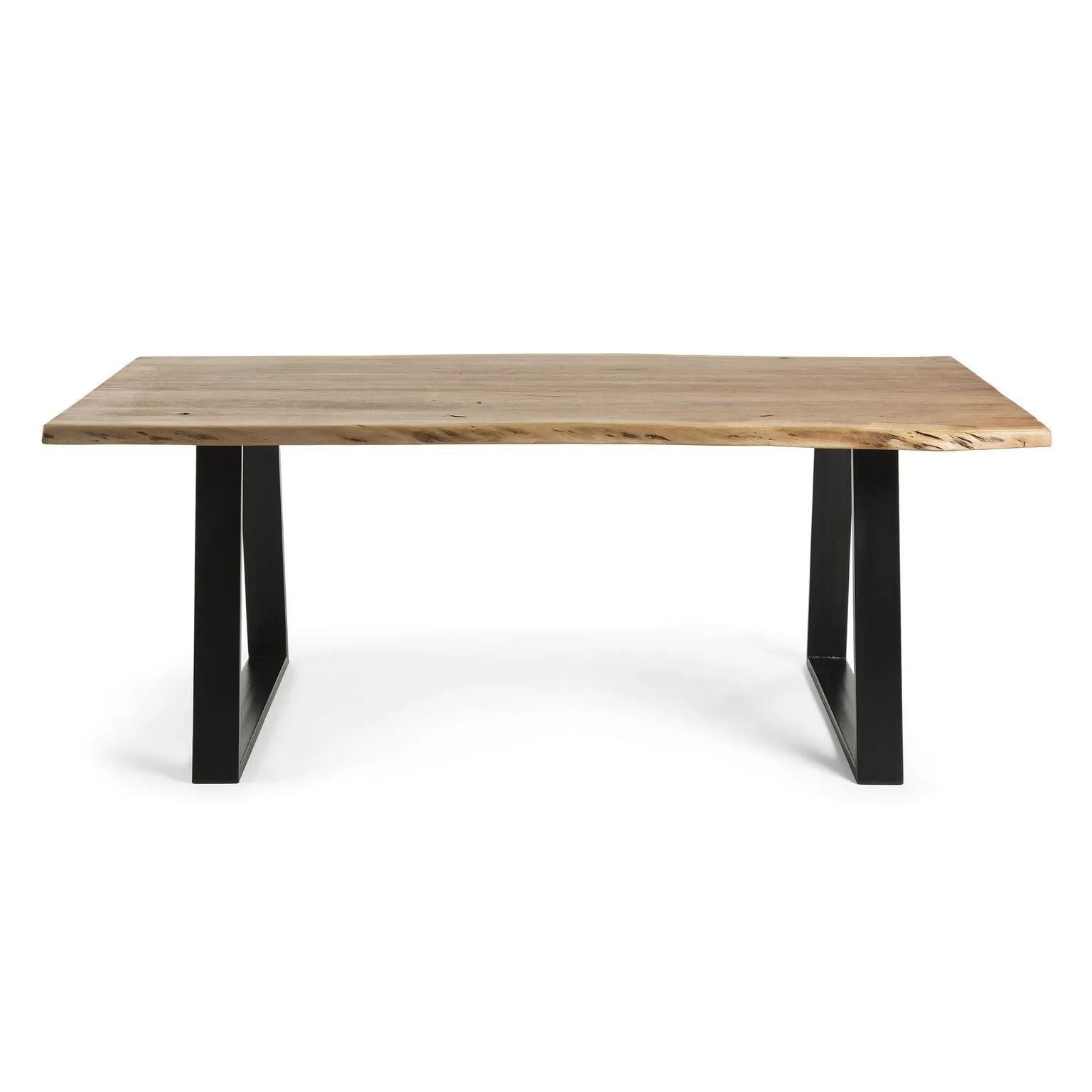 Sono 2m Solid Wattle Timber Dining Table - Natural