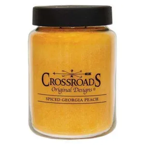 Spiced Georgia Peach Jar Candle, 26oz