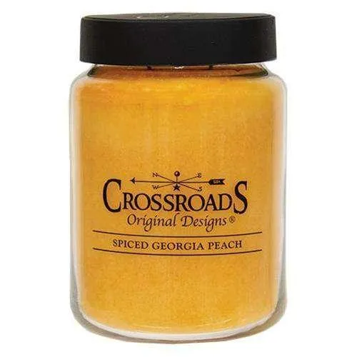 Spiced Georgia Peach Jar Candle, 26oz
