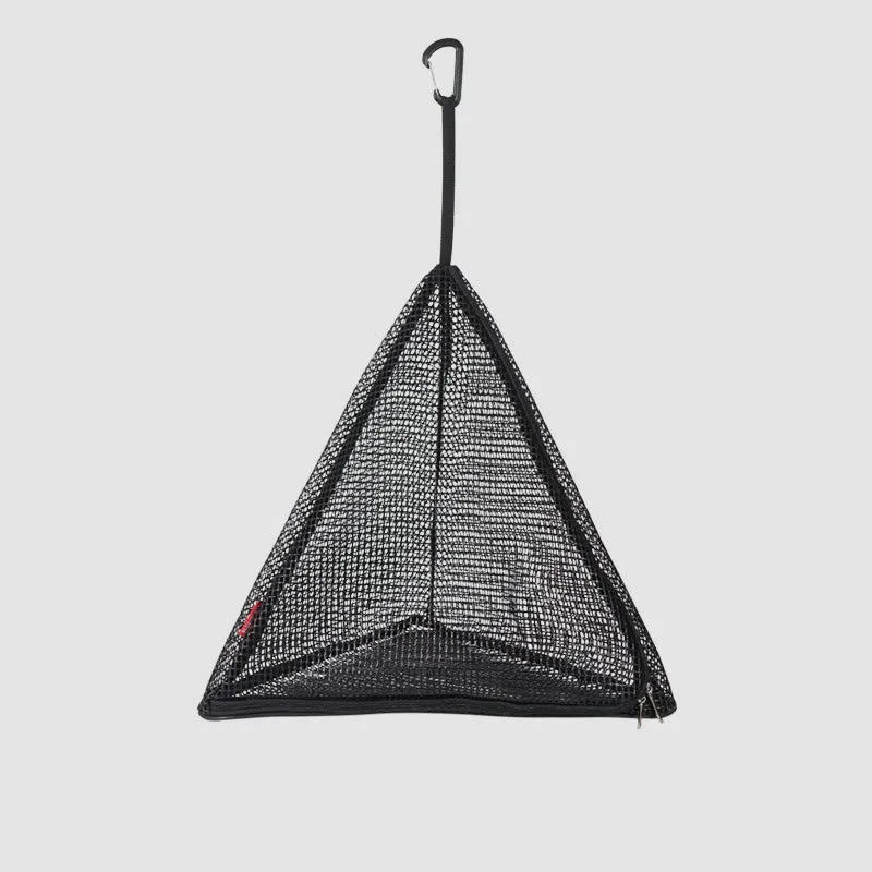 Storage Bag For Outdoor Camping Triangle Folding Net Storage Basket