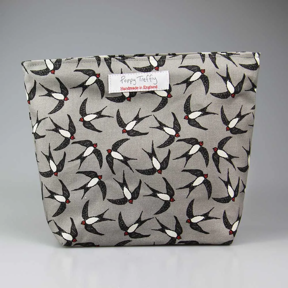 Swallows Big Makeup Bag