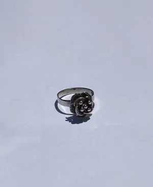 Sweet Flower Silver Ring