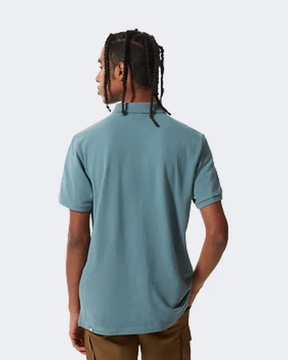 The North Face Piquet Men Lifestyle Polo Short Sleeve Goblin Blue