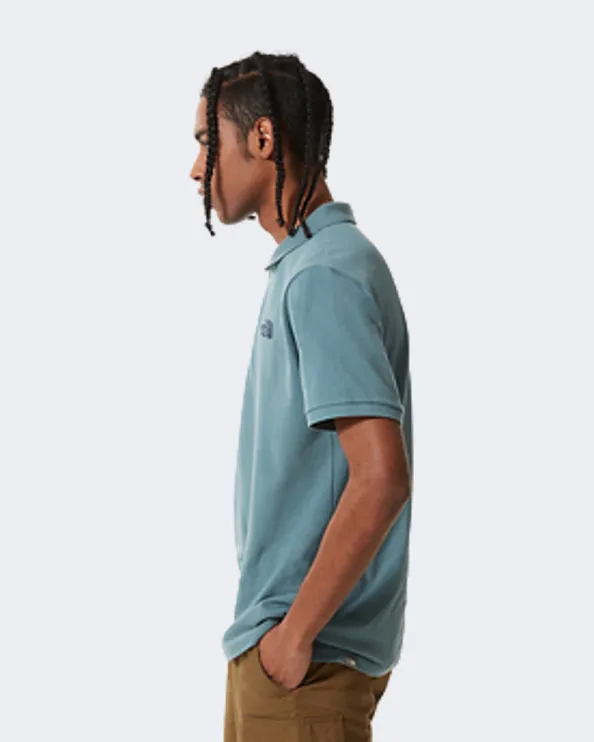 The North Face Piquet Men Lifestyle Polo Short Sleeve Goblin Blue
