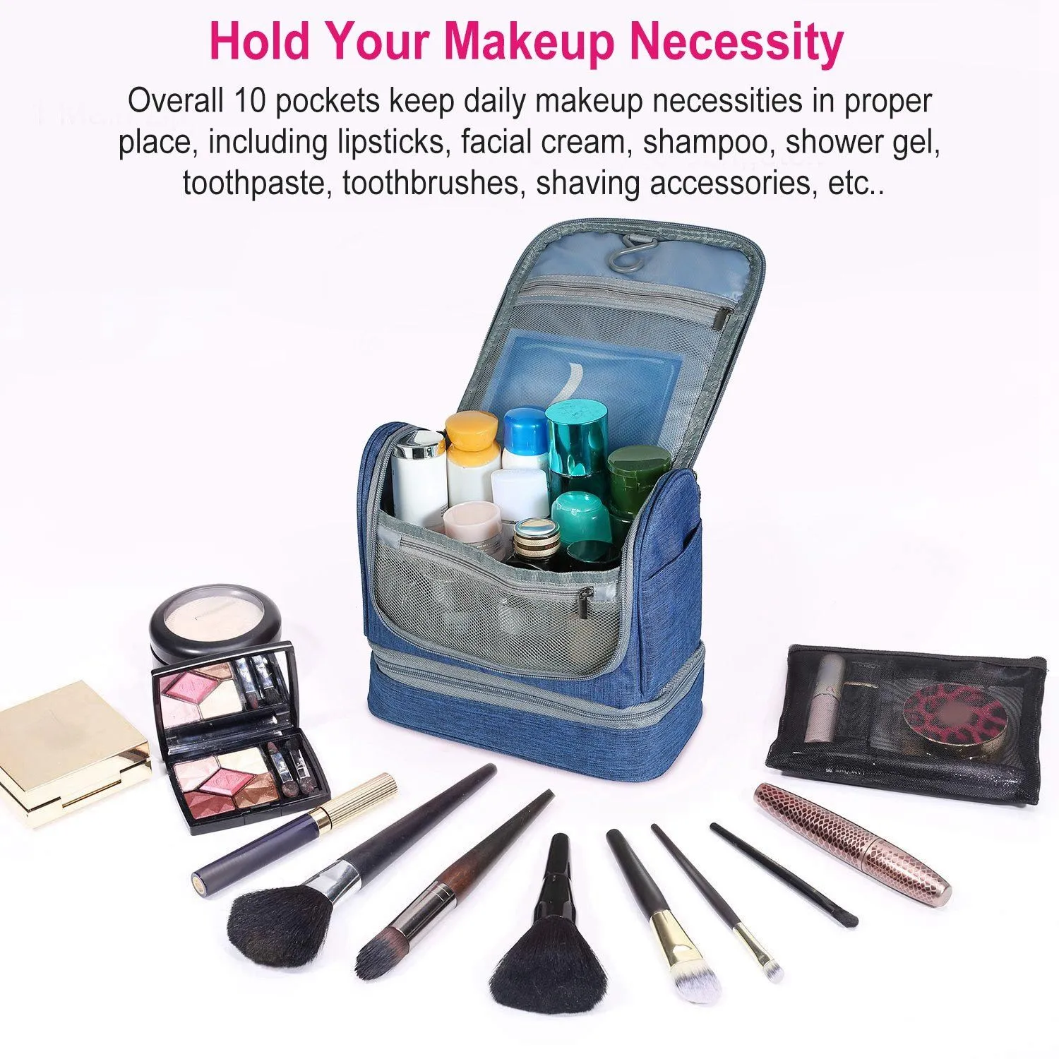 Travel Toiletry Cosmetic Bag