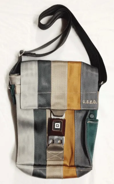 U.S.E.D. 5 Strap Tall Shoulder Bag
