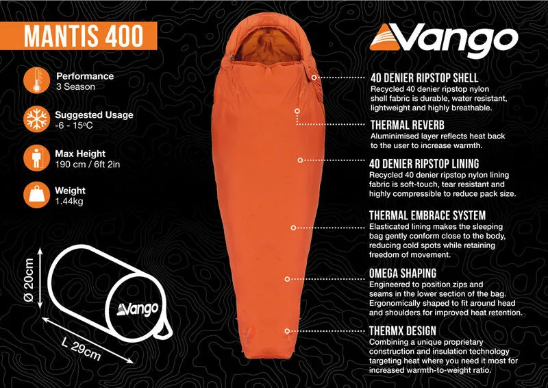 Vango Mantis 400 Sleeping Bag
