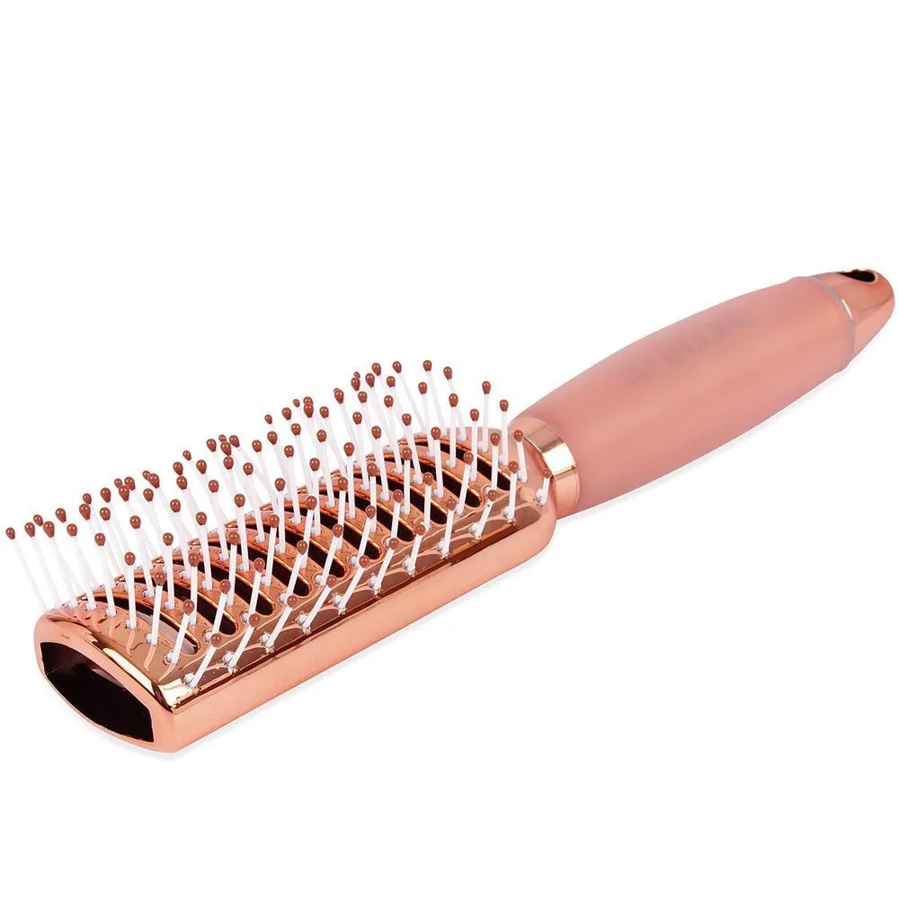 Vent Hair Brush Gel Handle - Rose Gold