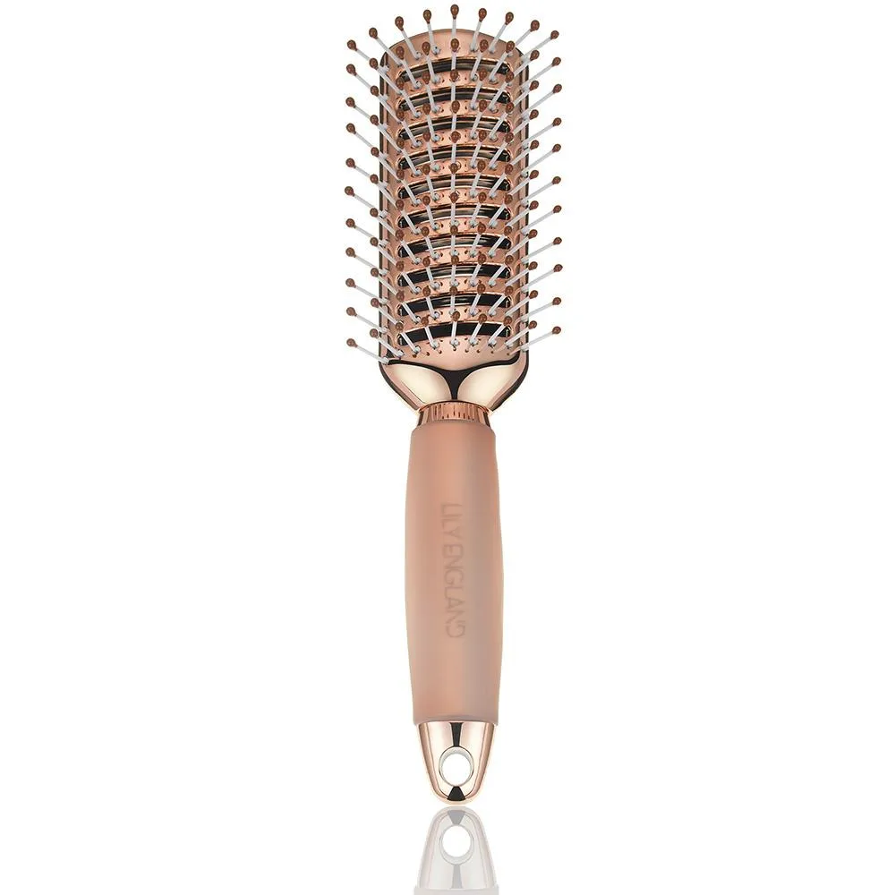 Vent Hair Brush Gel Handle - Rose Gold