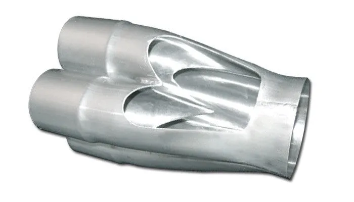 Vibrant 4-1 Merge Collector — 2.000" Inlet ID x 3.500" Outlet OD 304 Stainless (10308)