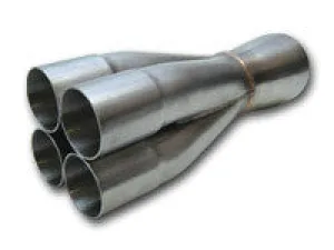 Vibrant 4-1 Merge Collector — 2.000" Inlet ID x 3.500" Outlet OD 304 Stainless (10308)