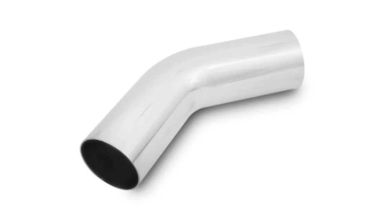 Vibrant 45 Degree Aluminum Piping, 2.5" O.D. - Polished  - 2177