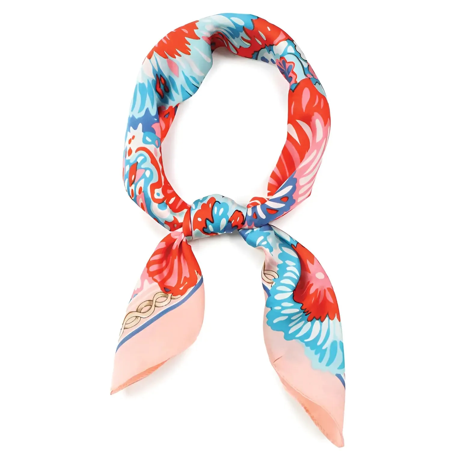 Vibrant Floral Print Scarf