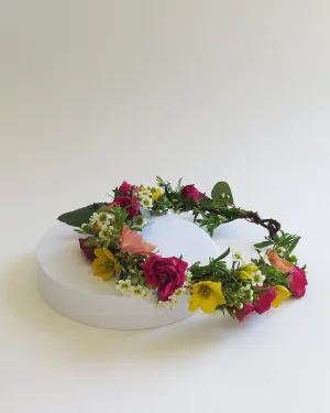Vibrant Flower Crown