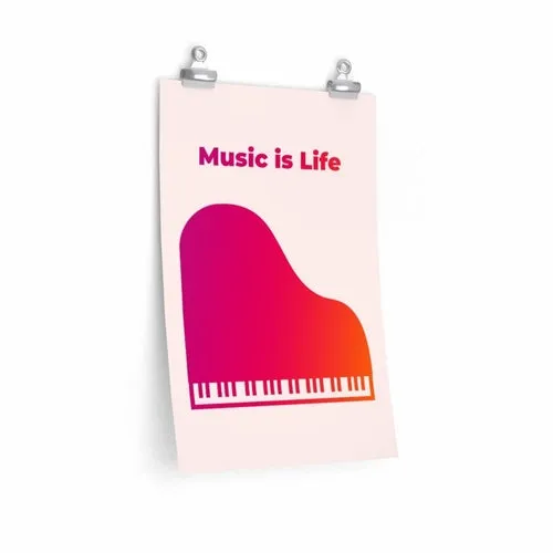 Vibrant Life Music Poster