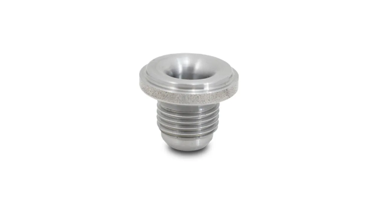 Vibrant Male -4AN Mild Steel Weld Bung (7/16-20 SAE Thread; 3/4" Flange OD)  - 11250