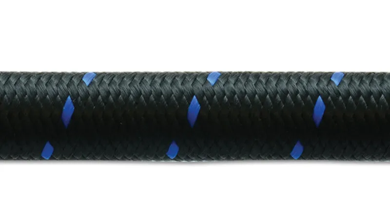Vibrant Performance 10 Ft. Roll -10 Black Blue Nylon Braided Flex Hose