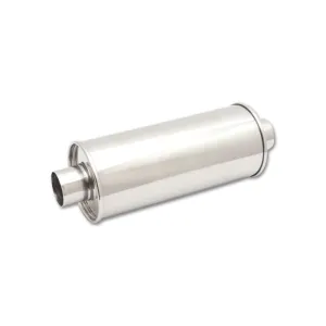 Vibrant Performance Streetpower Round Muffler 2.5" Inlet/outlet