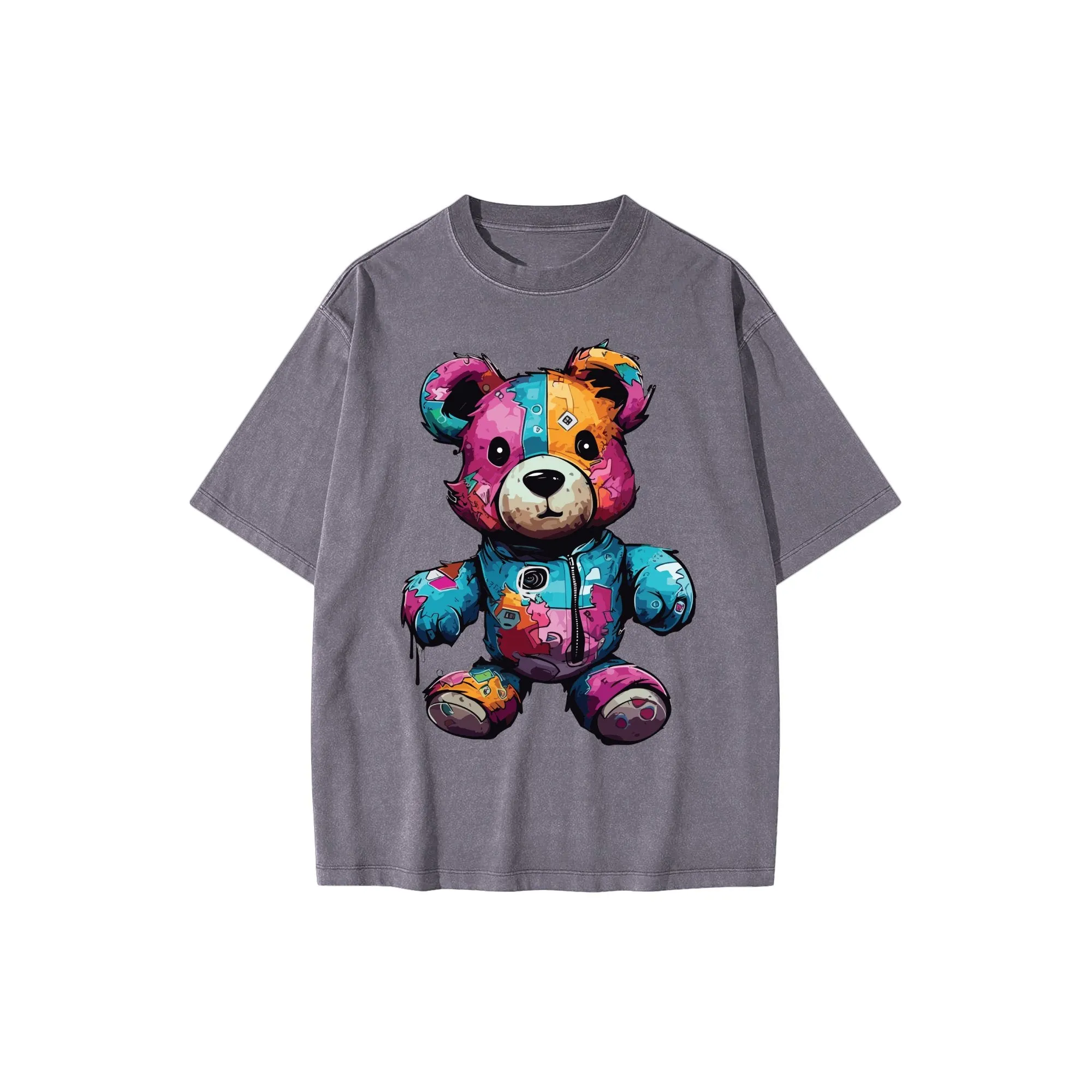 Vibrant Street Style Teddy
