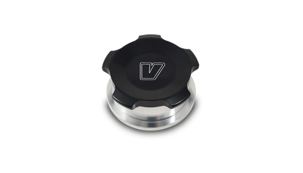 Vibrant Tank Weld Bung with Thread on Cap, Black, 2.00" O.D. - 11291