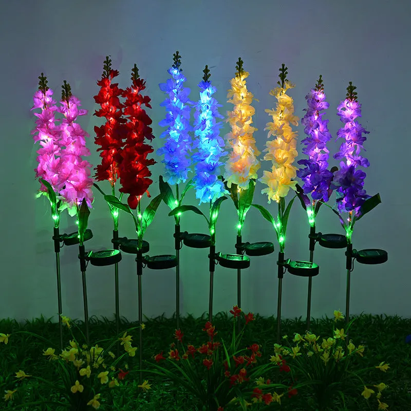 Vibrant Violets Solar Garden Lights