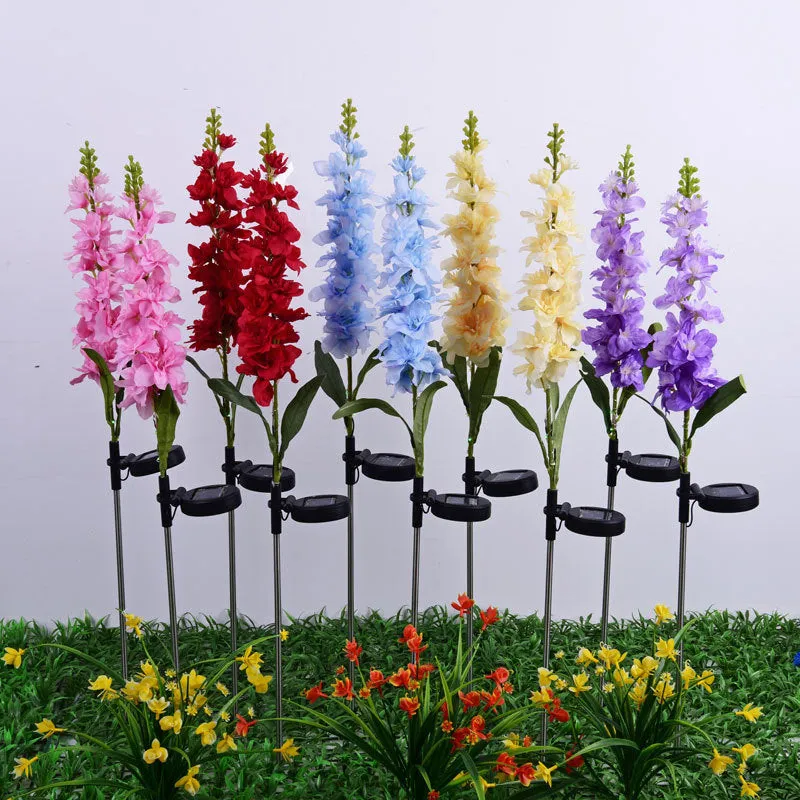 Vibrant Violets Solar Garden Lights