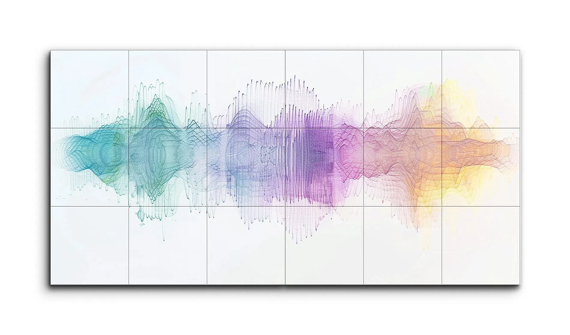 Vibrant Waveform Symphony