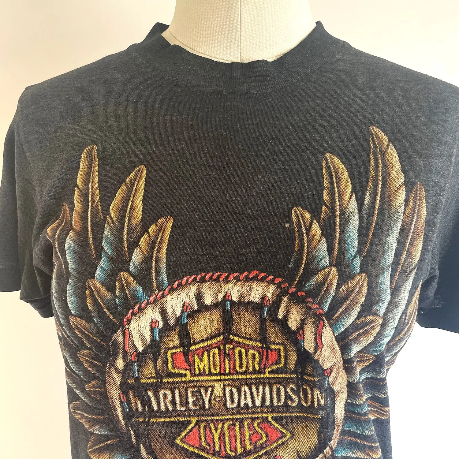 Vintage 3D Emblem HARLEY TEE