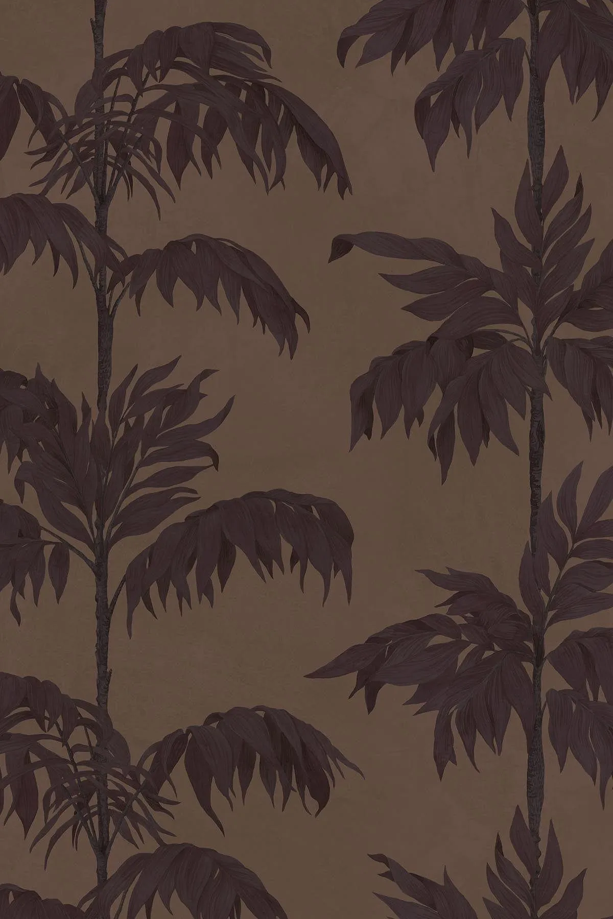 Vintage Palm Tree Burgundy