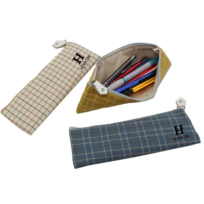 Vintage Zippered Pencil Case