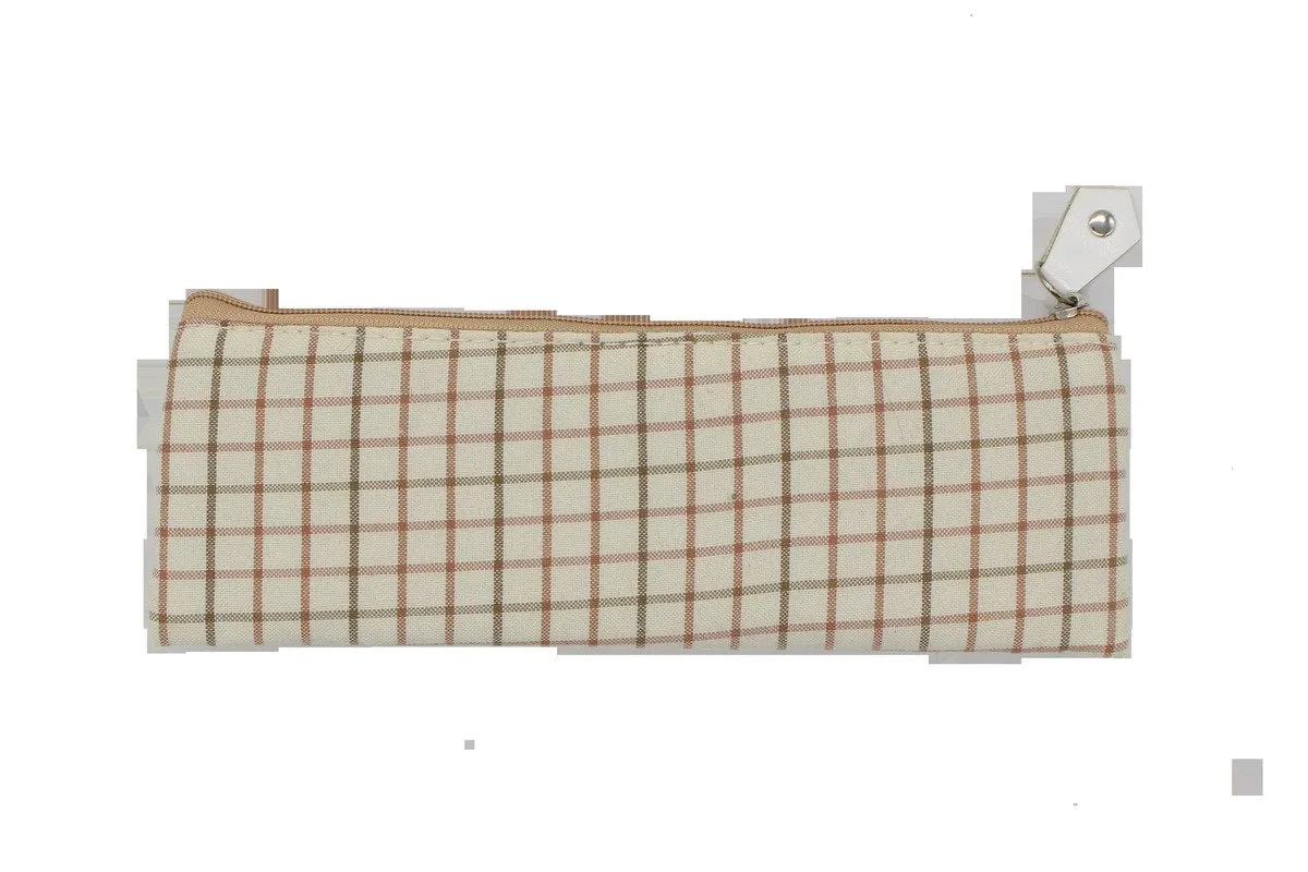Vintage Zippered Pencil Case