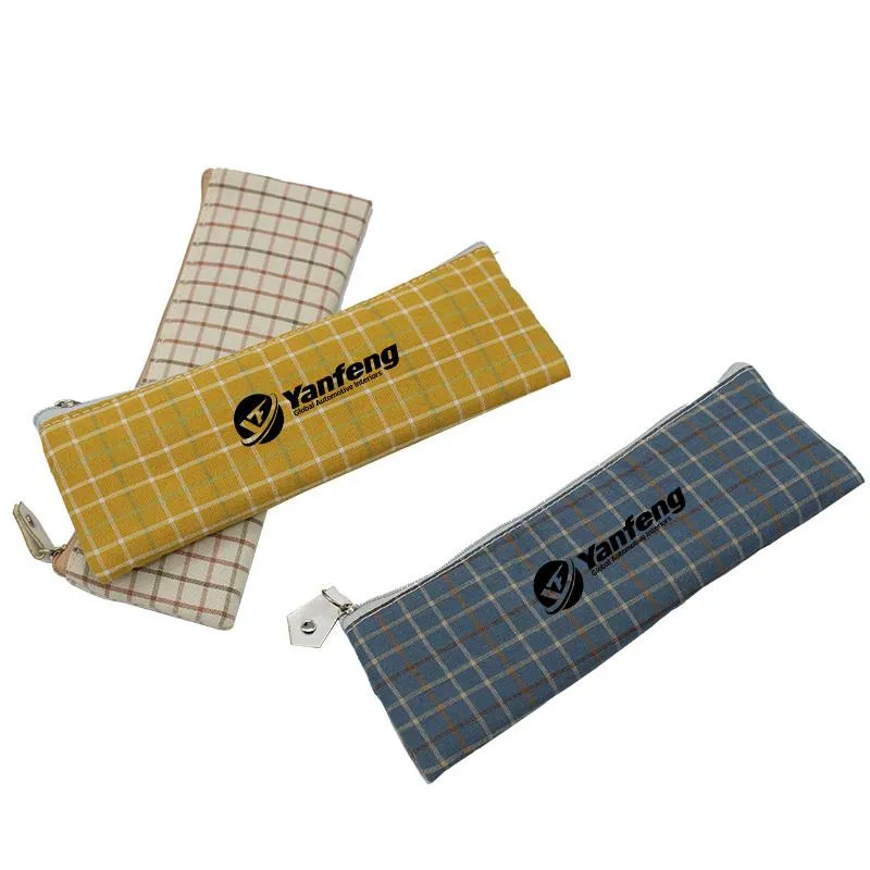 Vintage Zippered Pencil Case