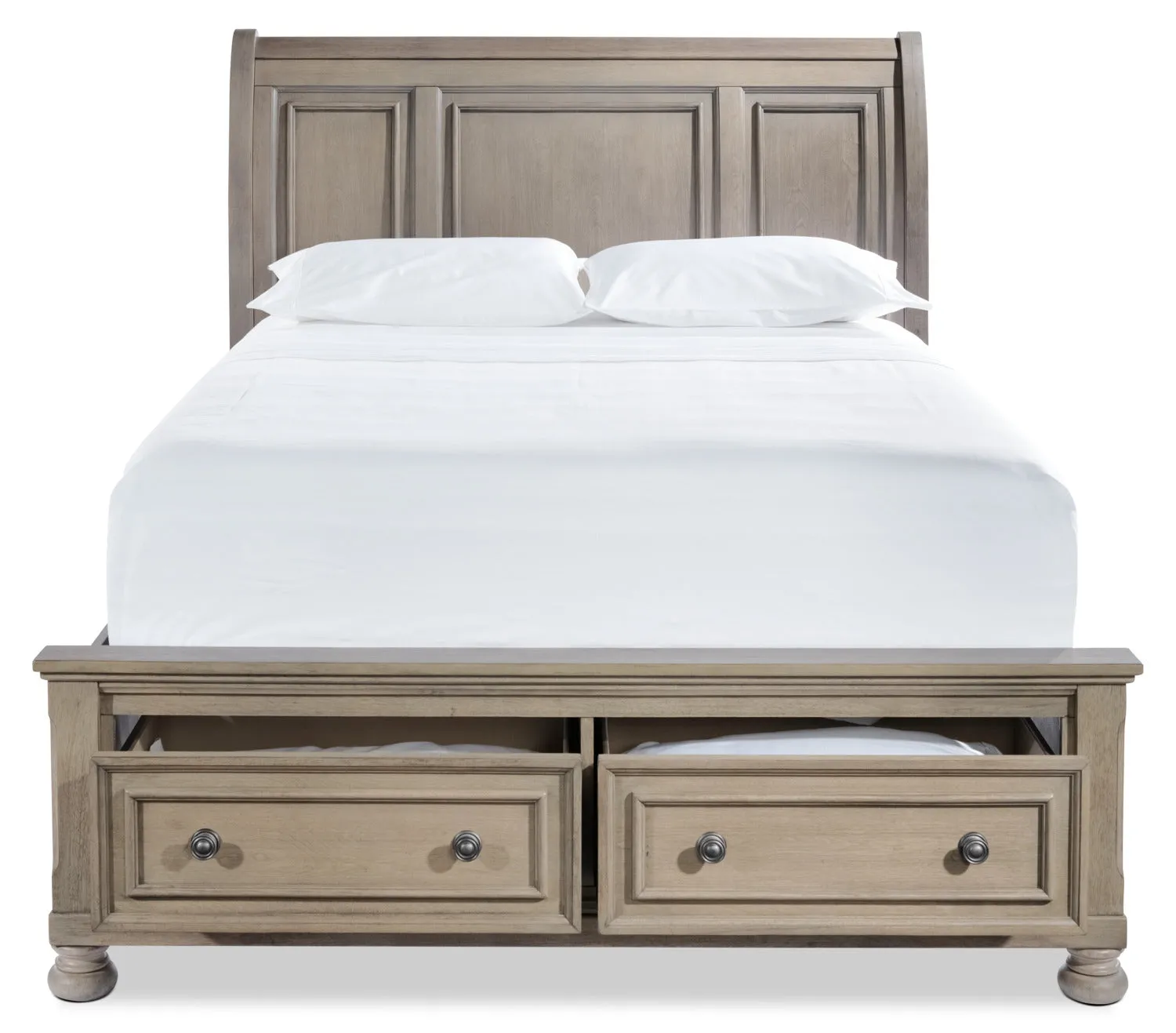 Viola Queen Bed - Grey