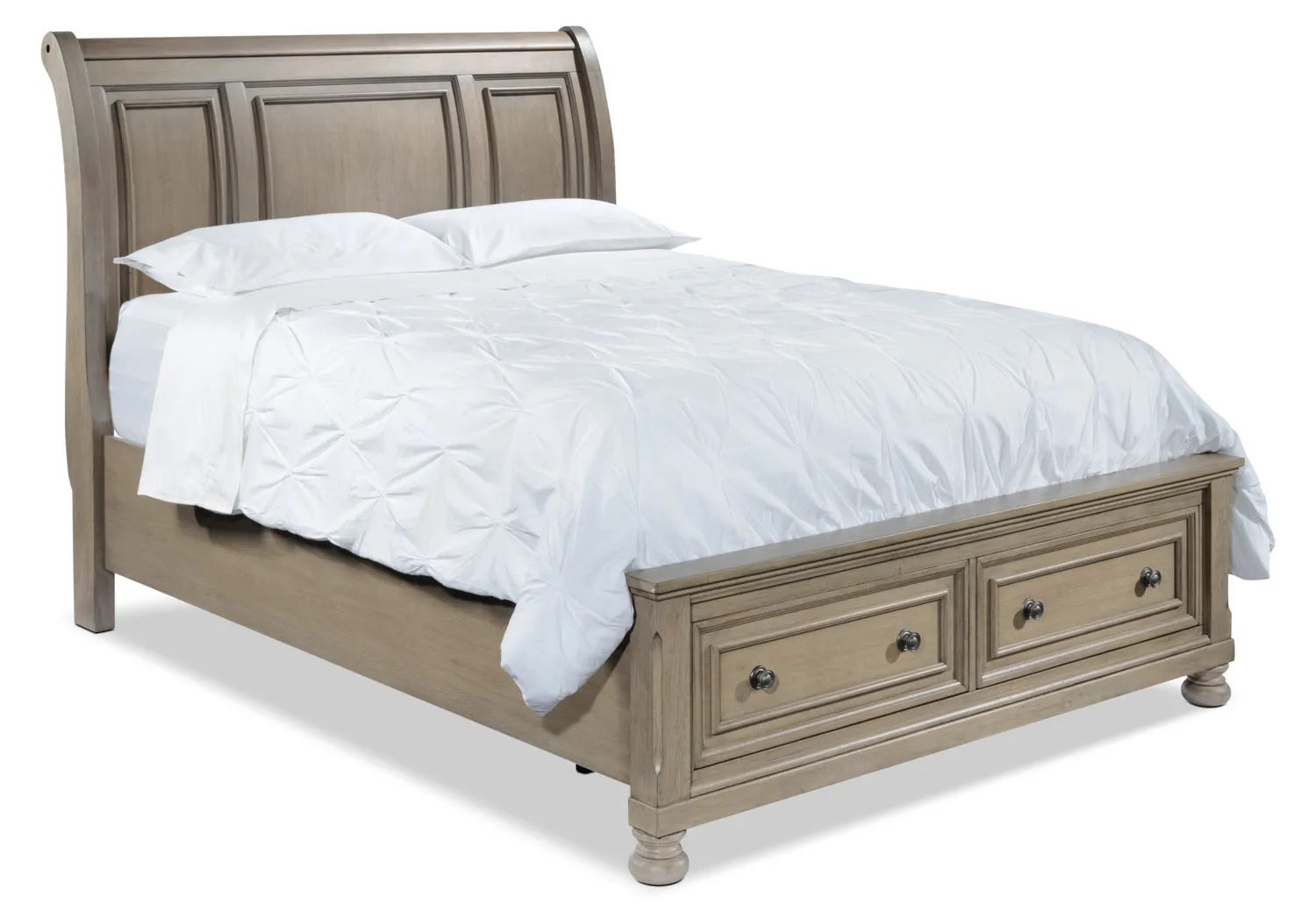 Viola Queen Bed - Grey