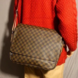 Vvsha  Christmas Gift Large-Capacity Plaid Bag
