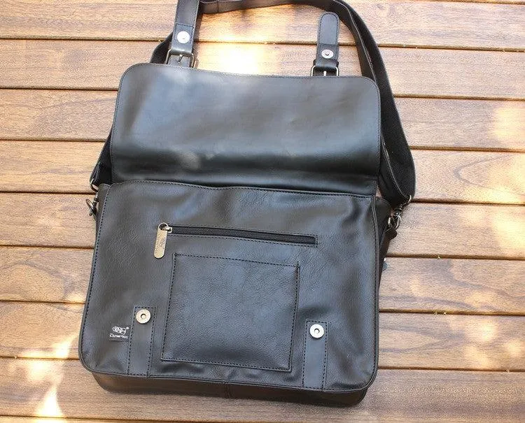 Vvsha  Christmas Gift Leather Briefcase Shoulder Bag