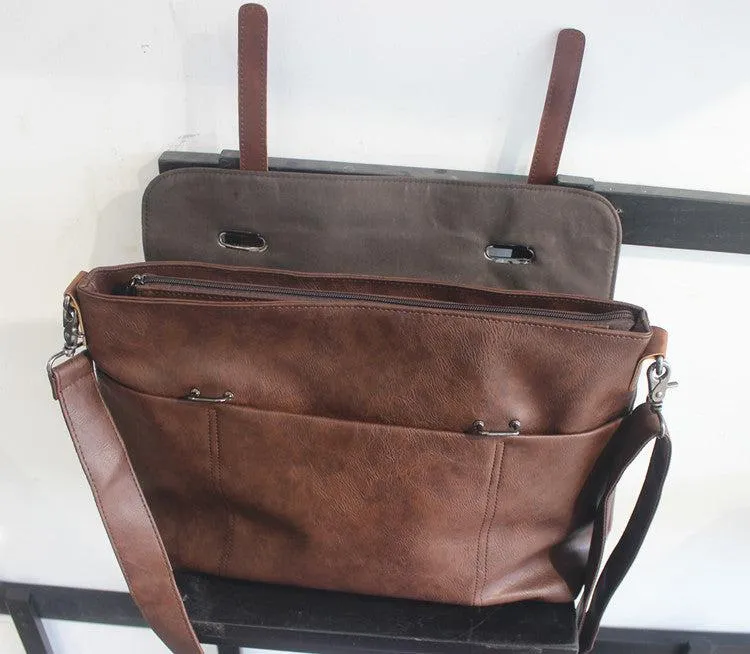 Vvsha  Christmas Gift Pu Leather Commuter Bag
