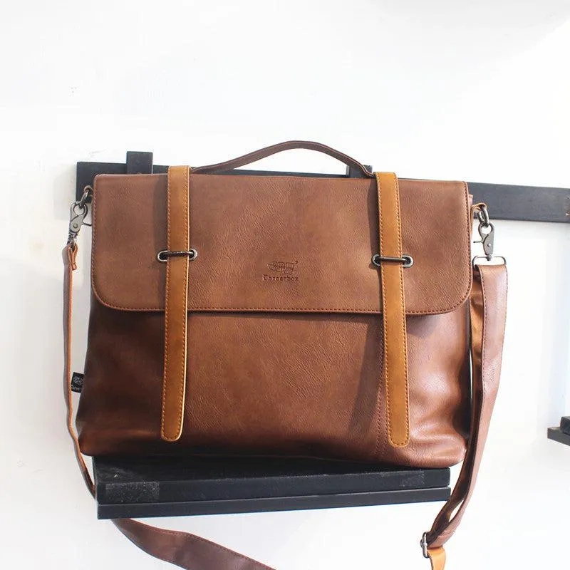Vvsha  Christmas Gift Pu Leather Commuter Bag