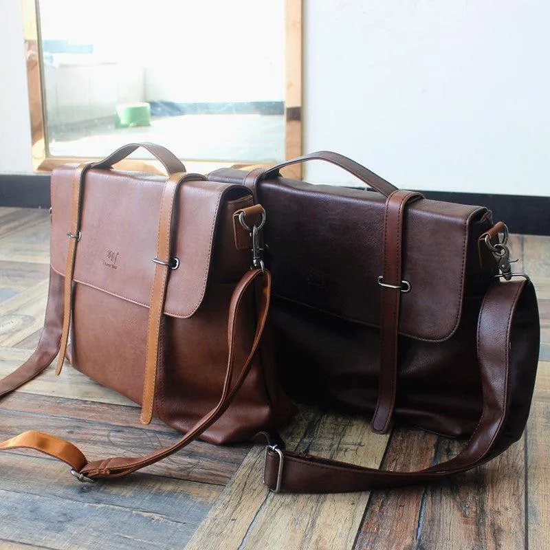 Vvsha  Christmas Gift Pu Leather Commuter Bag