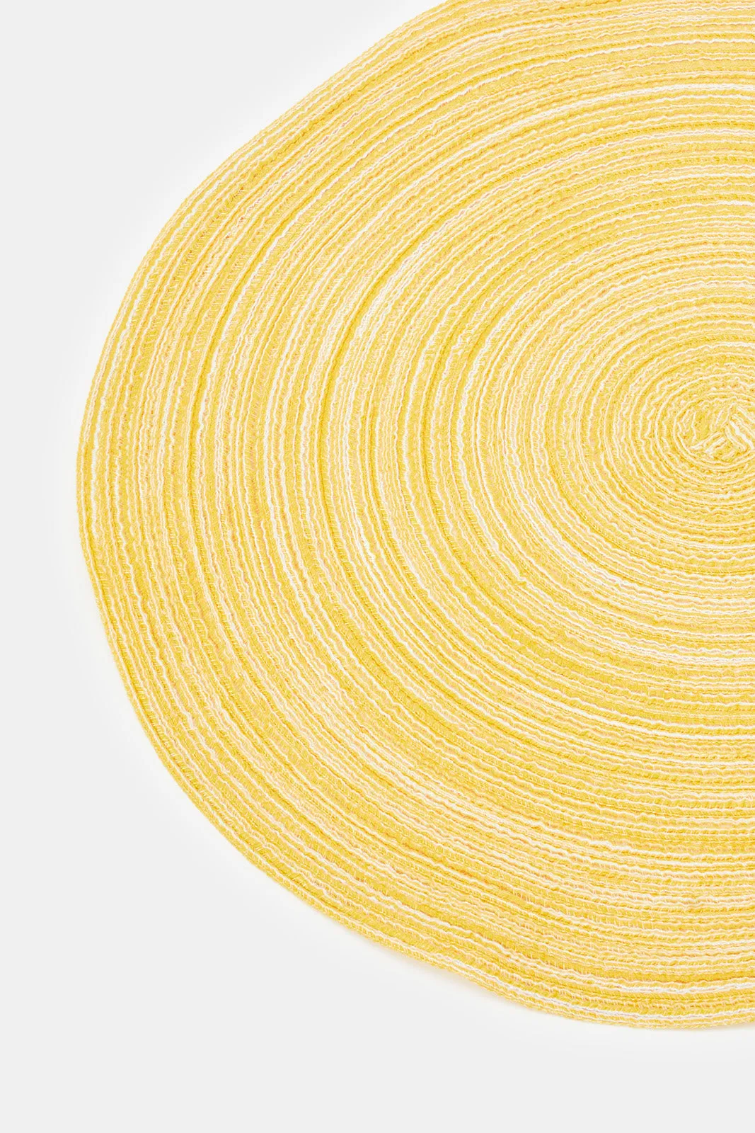 Yellow Round Placemat