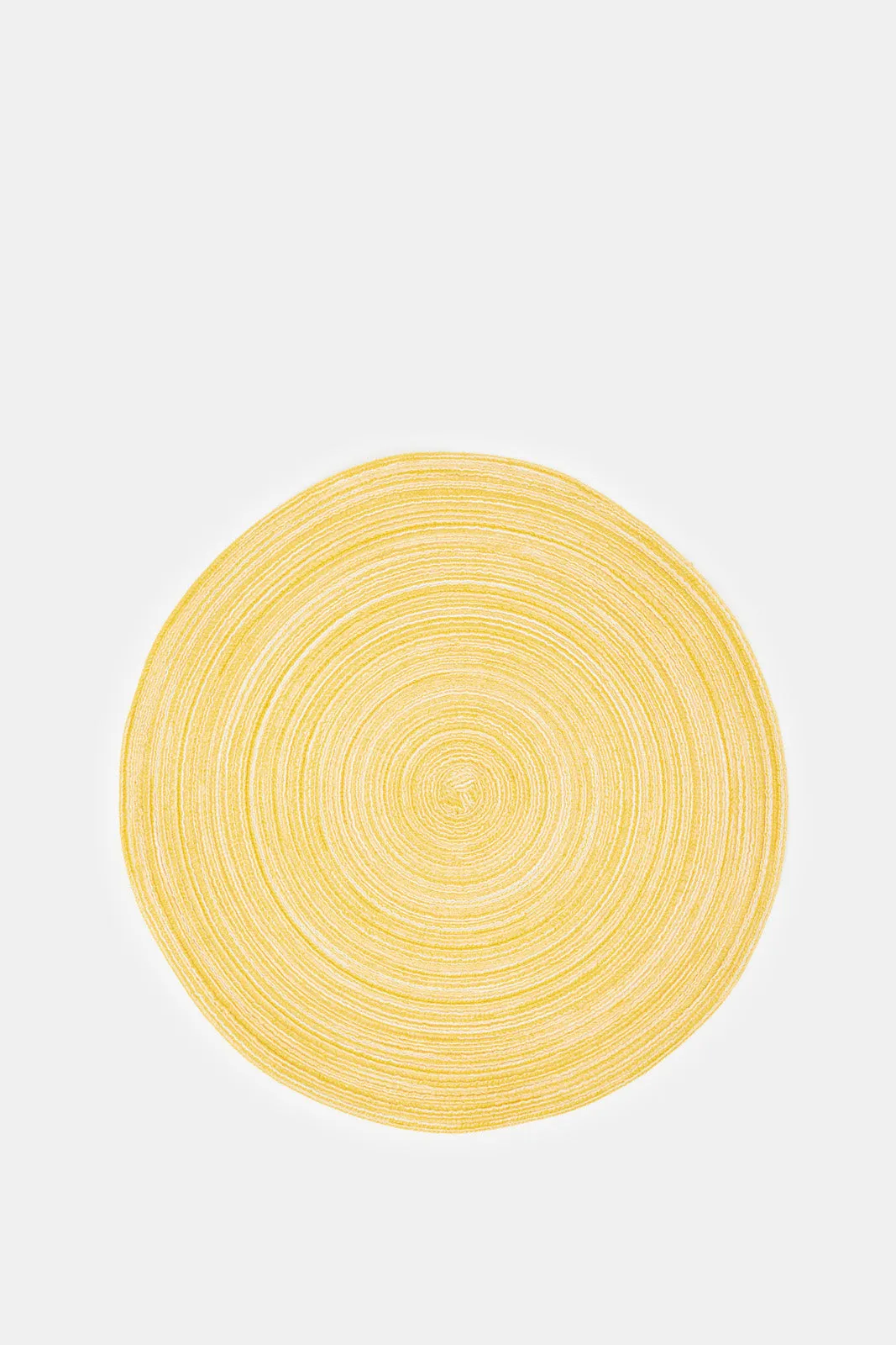 Yellow Round Placemat